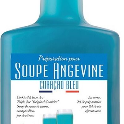 Prép. Soupe Angevine Curaçao Bleu 70cL - COCKTAILS - 16°