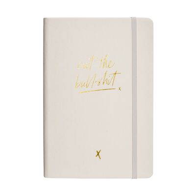 Cuaderno "Cut the Bullshit" [A5, Ivory]