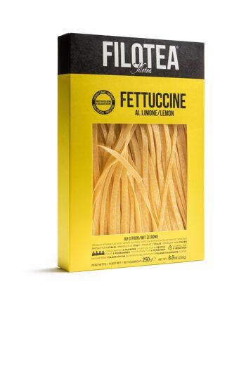 Filotea • Fettuccine Al Limone Pâtes All'Uovo Artigianale 250g 1