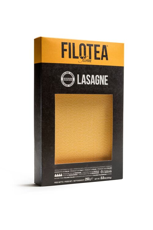 Filotea • Lasagne Pasta All'Uovo Artigianale 250g