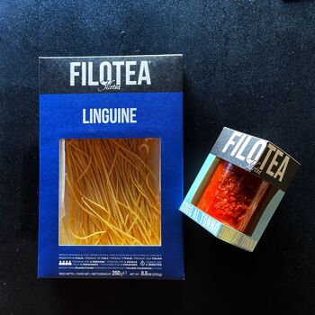 Filotea • Linguine Deposte Artigianali All'Uovo 250g 2
