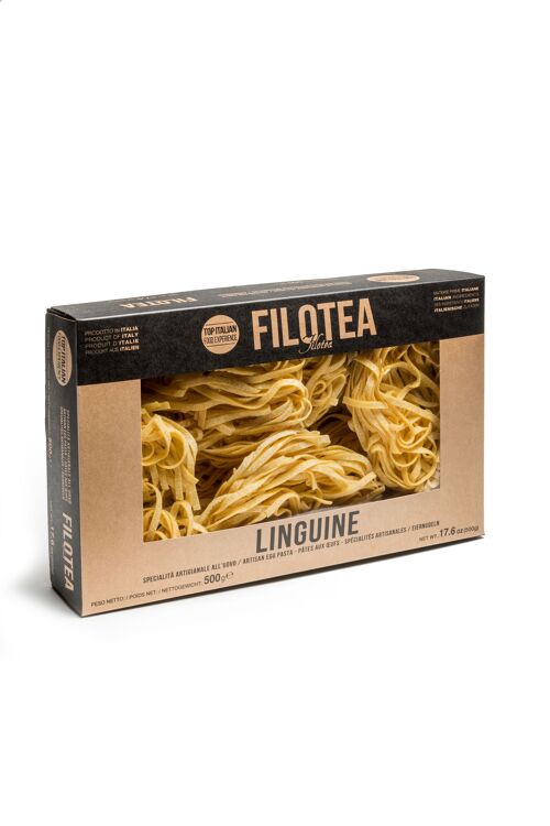 Filotea • Nidi Linguine Nidi Pasta All'Uovo Artigianale 500g
