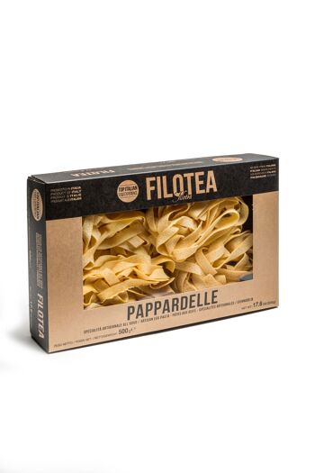 Filotea • Nidi Pappardelle Nidi di Pasta Artigianale all'Uovo 500g 1