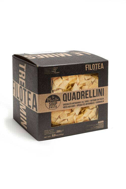 Filotea • Quadrellini Pasta All'Uovo Artigianale 250g