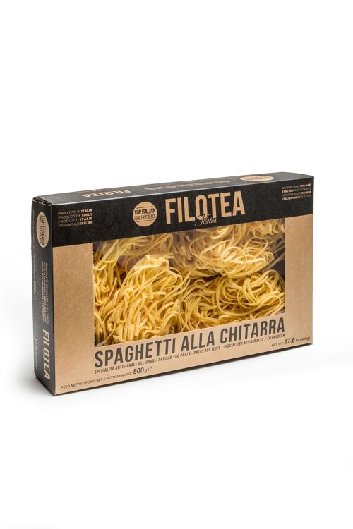 Filotea • Nidi Spaghetti Alla Chitarra Nidi di Pasta Artigianale all'Uovo 500g