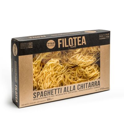 Filotea • Nidi Spaghetti Alla Chitarra Nidi di Pasta Artigianale all'Uovo 500g