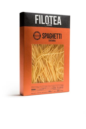 Filotea • Spaghetti Alla Chitarra Pâtes Artigianale All'Uovo Vergata 250g 1