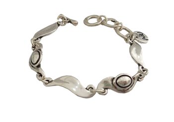 Bracelet larmes argent