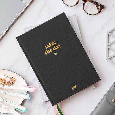 Seize The Day Undated Planner Pale Grey