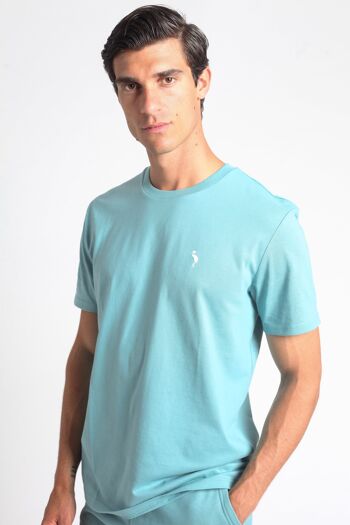 T-shirt à logo en coton bio Green Ocean 3