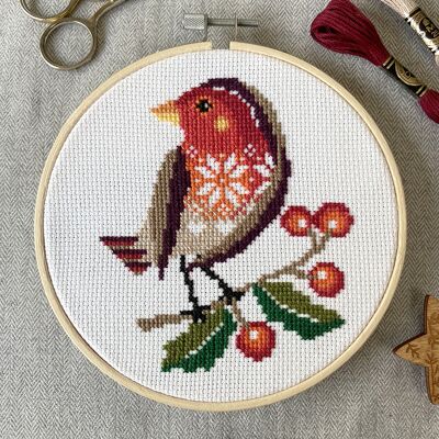 Rockin Robin - Modern Cross Stitch Kit