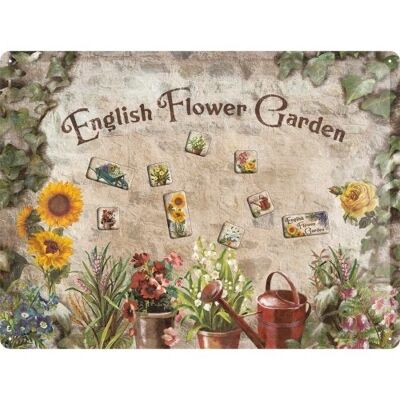 Pizarra magnética English Flowergarden