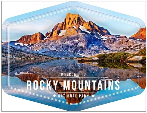 Kühlschrank Magnet Rocky Mountains - Nationalpark