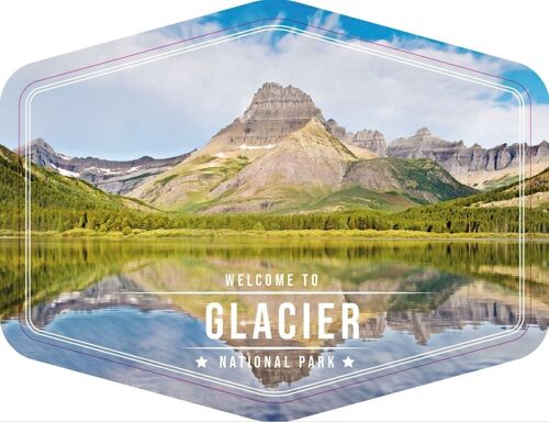 Kühlschrank Magnet Glacier Nationalpark