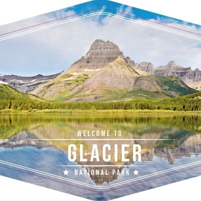 Magnete per il frigorifero Glacier National Park