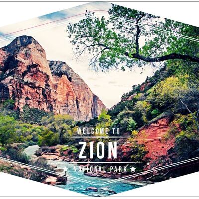 Fridge Magnet Zion - National Park