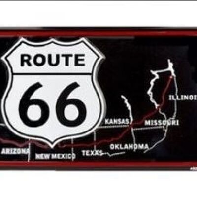 Panneau de flèche de l'autoroute US Route 66