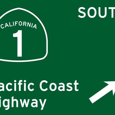 Pacific Coast Hwy No. Sign 1