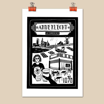 Linograbado Anderlecht