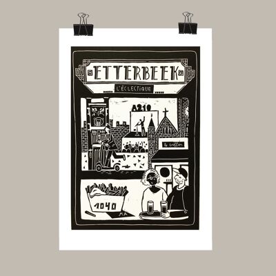Linogravure Etterbeek