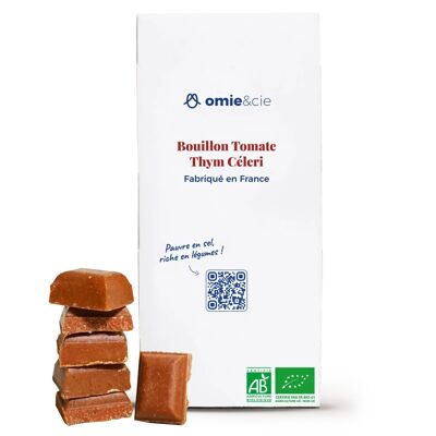 DESTOCKAGE - Carrés bouillon tomate céleri thym