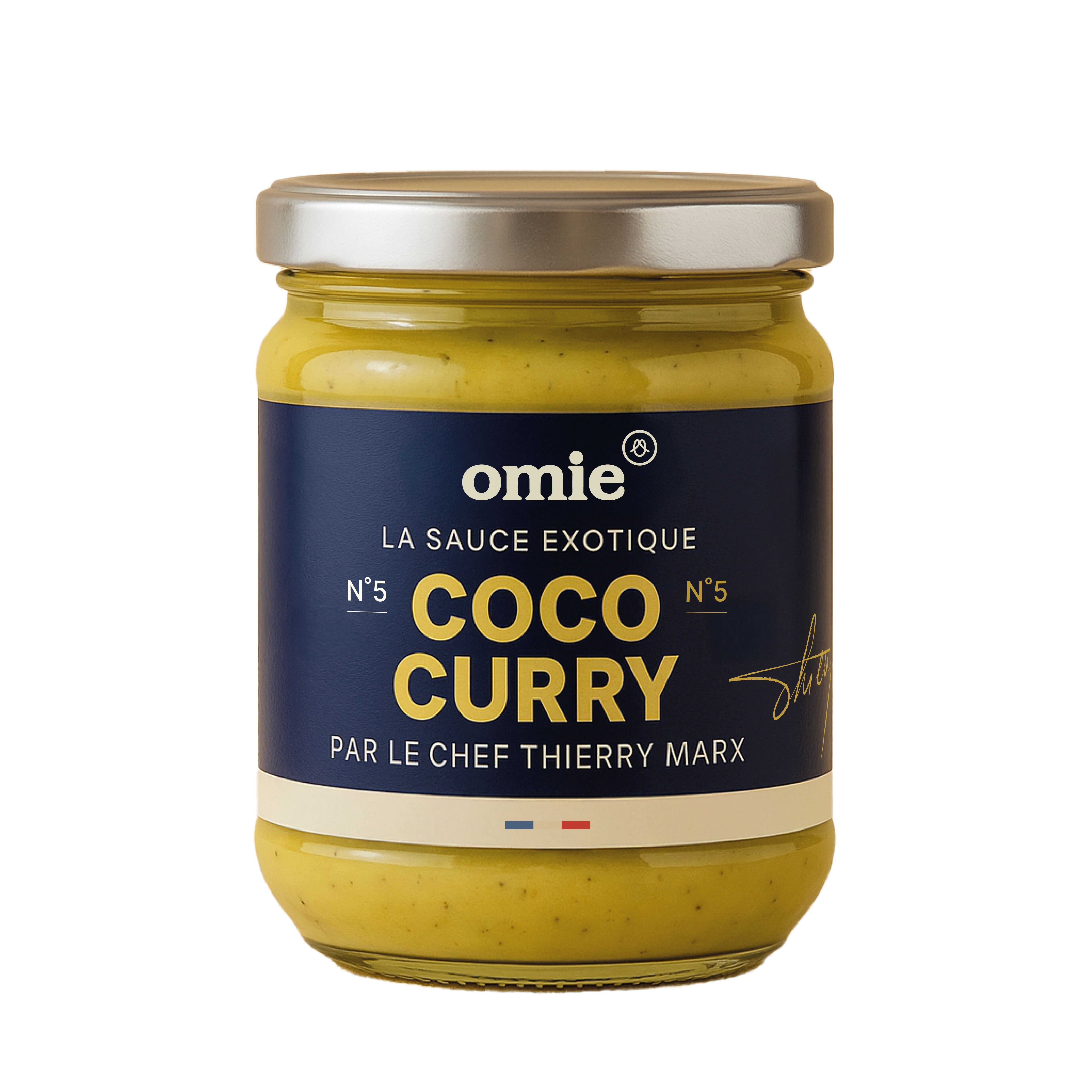 Salsa de coco con curry amarillo de Madrás orgánica - leche de coco de comercio justo garantizada sin deforestación - 190 g