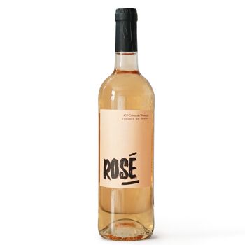 DESTOCKAGE - Vin rosé IGP Côtes de Thongue 1