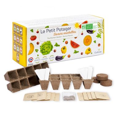 The Small Vegetable Garden Kit - 10 Semillas Orgánicas* Sunny Flavours