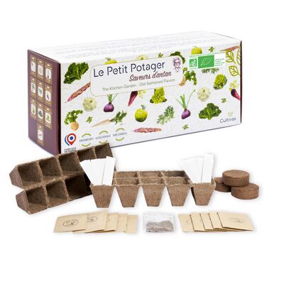 The Small Vegetable Garden Kit - 10 Organic* Ancient Flavors seeds