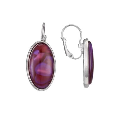 Benedicte purple sleeper earring