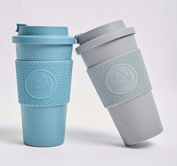 Tasse à Café Réutilisable Compostable Neon Kactus - Super Sonic 16oz 2