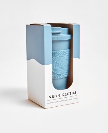 Tasse à Café Réutilisable Compostable Neon Kactus - Super Sonic 16oz 4