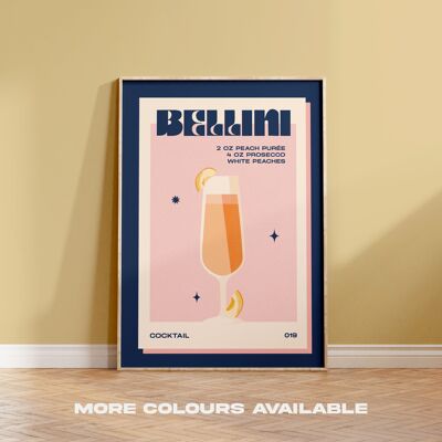 Bellini Print - A4 - Navy