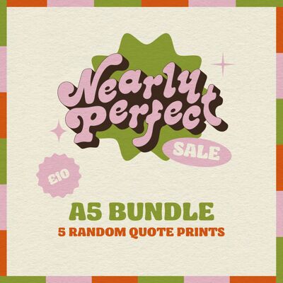 Seconds sale a5 positivity bundle
