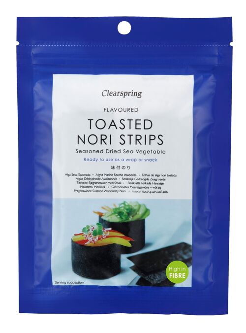 Bandes d'algue Nori japonaises assaisonnées 13.5g