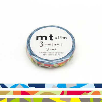 MT SLIM Set de 3 mt slim 3mm motifs mosaïque / art