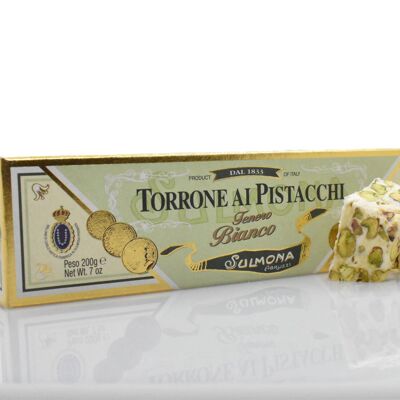Torrone | Bianco ai Pistacchi | 200 g