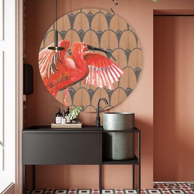 Wallpaper circle Ibis