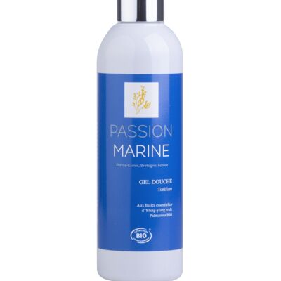 Toning shower gel with marine active ingredients and essential oils of Ylang-Ylang & palmarosa - 250mL