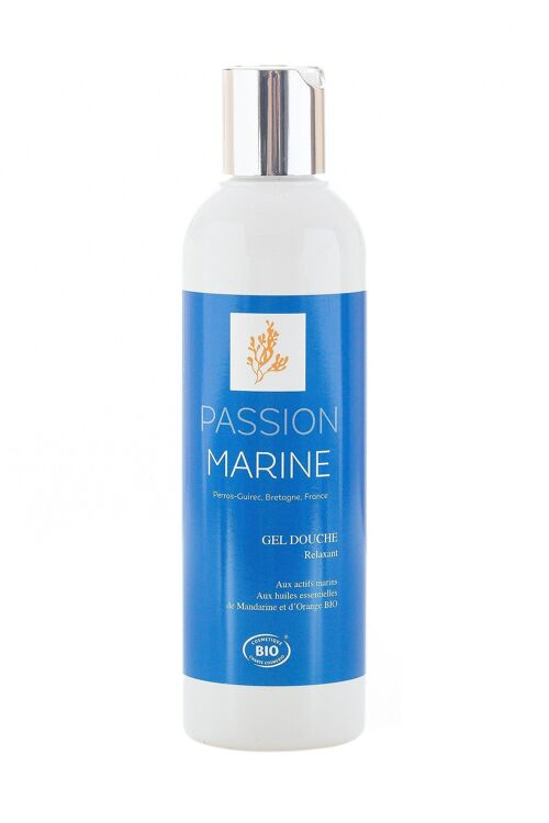 Gel douche Relaxant aux actifs marins et aux huiles essentielles de mandarine & d'orange - 250mL