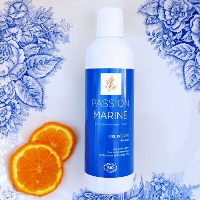Gel doccia rilassante con principi attivi marini e oli essenziali di mandarino e arancia - 500 ml