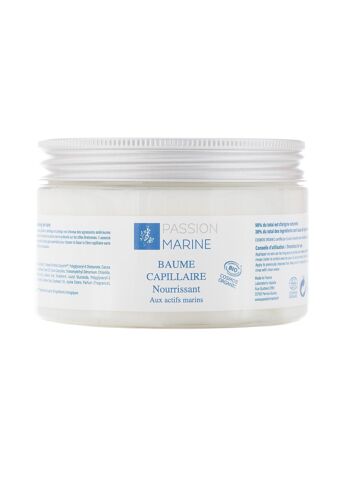 Masque cheveux nourrissant aux actifs marins (baume capillaire/après-shampoing) 1