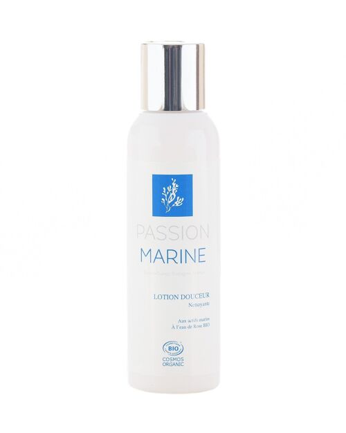 Lotion douceur nettoyante aux actifs marins et à l'eau de rose