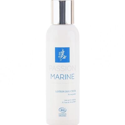 Gentle cleansing lotion with marine active ingredients and rose water