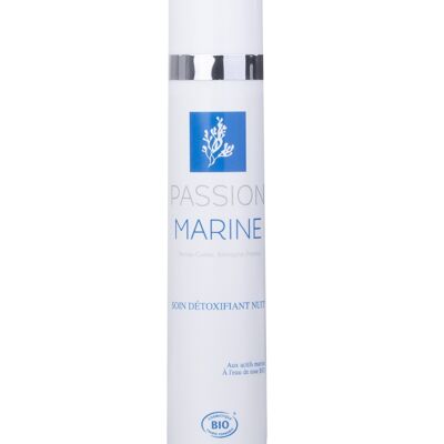 Crème détoxifiante nuit aux actifs marins et à l'eau de rose