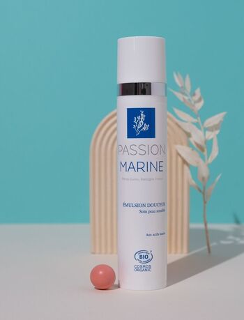 Crème peaux sensibles (émulsion douceur) aux actifs marins 4