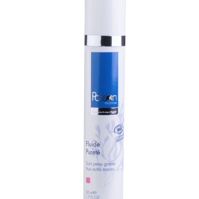 Oily skin cream (purity fluid) with marine active ingredients