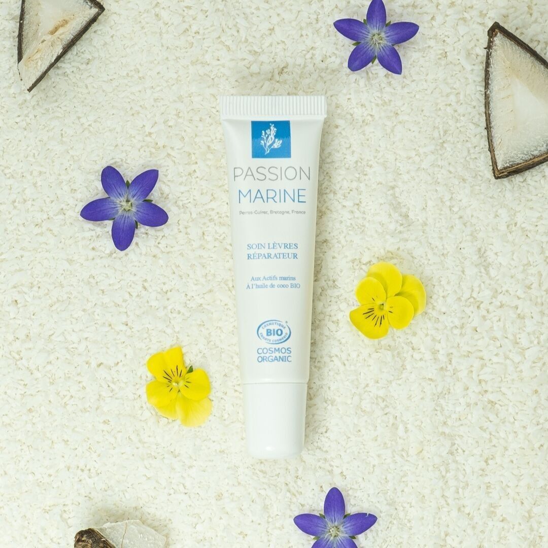 Bálsamo labial (tratamiento reparador) con activos marinos
