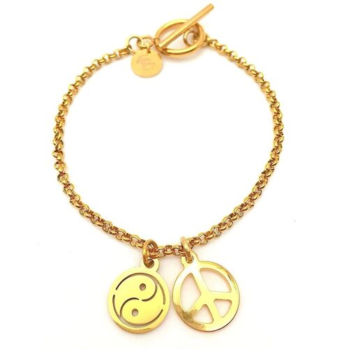 Inner Peace Bracelet - Gold