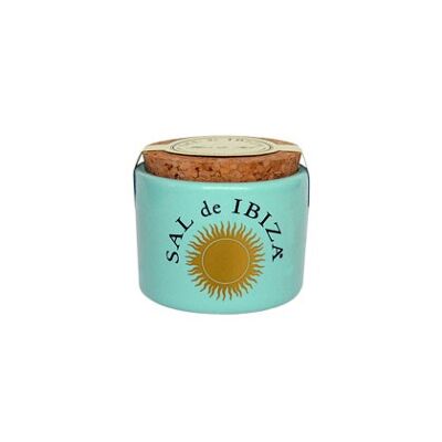 Premium Salz, Blume des Salzes aus Ibiza (Keramik-Mini-Topf)